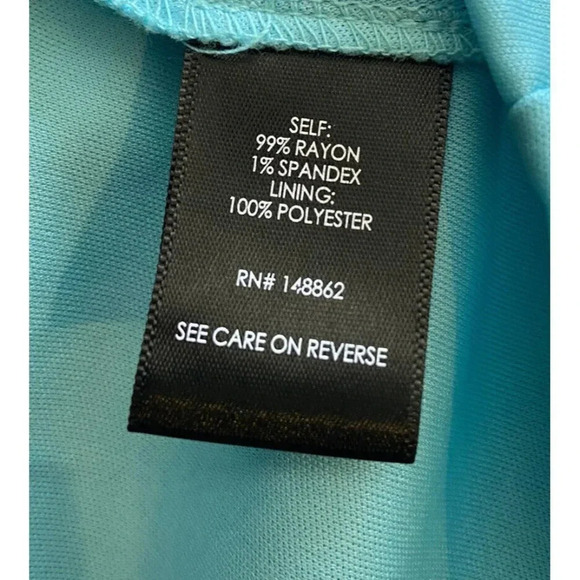 NWT Torrid Maxi Slub Cami Cover Up Dress Teal Blue Size 3 3X New - Picture 4 of 4